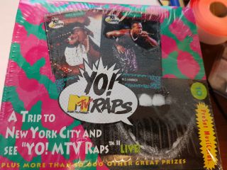 1991 Proset Musicards Yo Mtv Raps Box M.  C Hammer,  36 Packs Rare