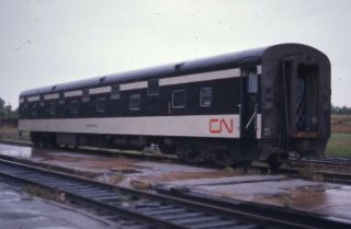 Cn Canadian National Railroad Passenger Car St Catharines Photo Slide