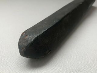 Wooden Spear Blade Case Caver Sheath Black Yari Saya 槍 鞘 Japanese Vtg q04 6