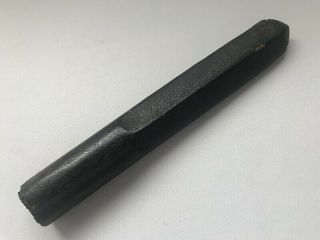 Wooden Spear Blade Case Caver Sheath Black Yari Saya 槍 鞘 Japanese Vtg q04 8
