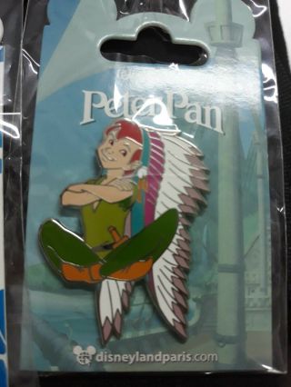 Pin Pins Disney Paris Peter Pan Indian Clothes