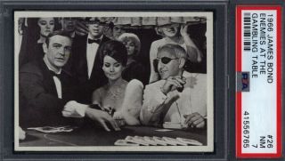 1966 James Bond 26 Enemies At The Gambling Table Psa 7 698349