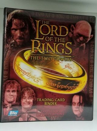 The Lord Of The Rings The Two Towers Collectible Card Binder With Promos