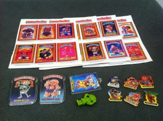 1986 Garbage Pail Kids Puffy Stickers,  Keychain,  Buttons,  Toy & More