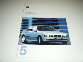 Vintage 1990s? Bmw 5 Series Car Dealers Sales Brochure