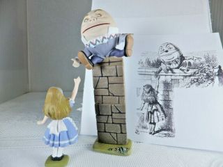 Kaiyodo Humpty Dumpty Alice In Wonderland Small Figure John Tenniel Japan F/s