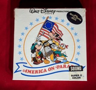 1976 Walt Disney Home Movies " America On Parade " 8mm Color Film