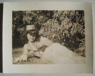3 Old Photos Hula Girl in Grass Skirt; Tropical Beach Pinup; 1940 - 50s; Hawaiian? 2