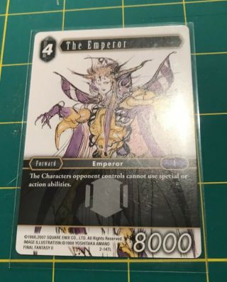 Final Fantasy Trading Card Game,  The Emperor Ops 2