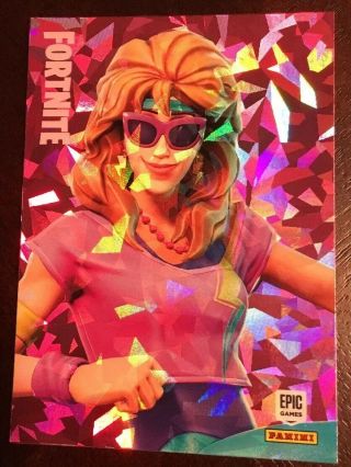 2019 Panini Fortnite Aerobic Assassin Epic Outfit Foil Parallel 250 Card