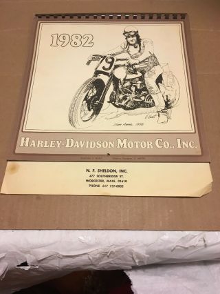 Harley - Davidson Motor Co. ,  Inc.  ‘82 Calendar