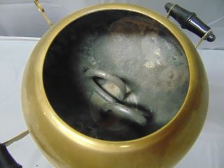 Antique Brass Coffee Pot / Urn Russian 10 KBT EMK ROCT 7400 - 75 UEHA 25p 3C - 3/1,  0 6
