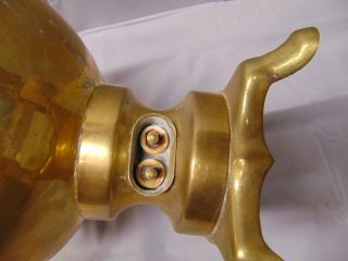 Antique Brass Coffee Pot / Urn Russian 10 KBT EMK ROCT 7400 - 75 UEHA 25p 3C - 3/1,  0 7