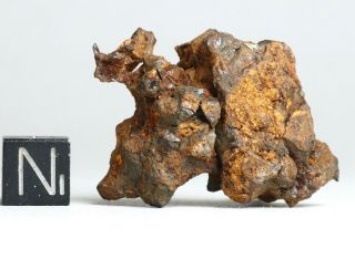 Meteorite SERICHO - sculpted Individual 19.  3g Pallasite Kenya 2