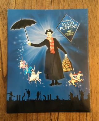 Mary Poppins 40th Anniversary Vintage Disney Store Lithograph Print Art 2004 2
