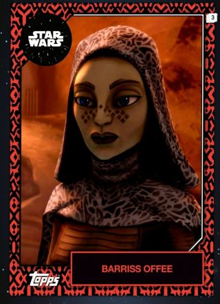 Topps Star Wars Card Trader 2019 Base Maul Variant 99cc Barriss Offee Digital