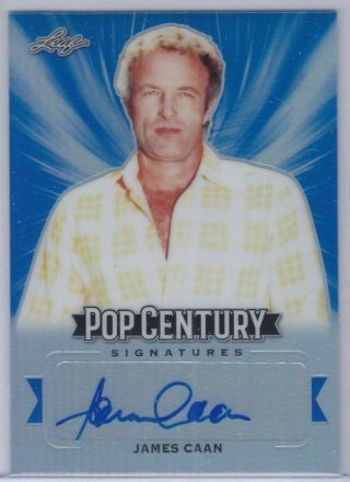2019 Leaf Metal Pop Century James Caan Signatures Autograph Card /25