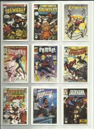 1991 Marvel 1st Covers: Series Ii Complete Set Of 100 Cards (1 - 100) Box Fresh