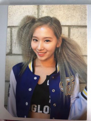 Twice - Page Two Sana (jersey Ver. ) Photo Card Kpop