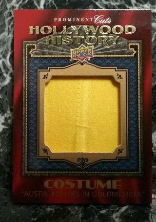 09 Upper Deck Prominent Cuts Mike Myers Worn Costume Relic Card Austin Powers