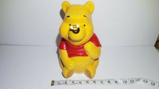 Winnie The Pooh Ceramic Cookie Jar By Treasure Craft Bee On Nose Small Chip