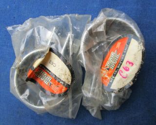 Nos Mcm Motorcycle Muffler Clamps Pre And Unit Triumph Norton Bsa Harley 1 - 3/4
