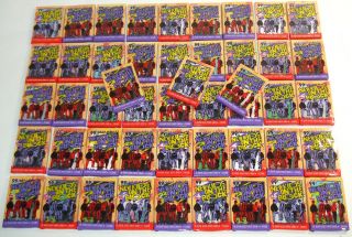 (48) 1989 Topps Kids On The Block Cello Packs 16 Cards & 1 Sticker Per Pack