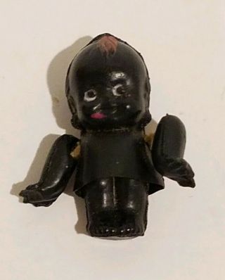 Vintage Black Americana Black Baby in a Walnut Shell - Japan 4