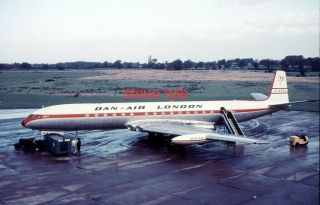 Civil Aircraft Slide - Dh Comet 4 Dan - Air London G - Apdj - 1968 -