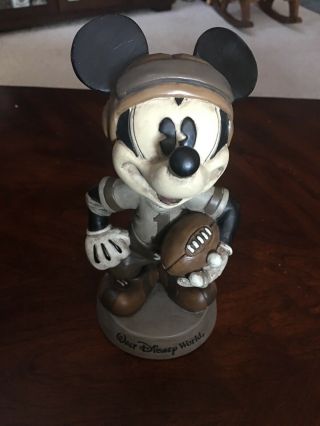Mickey Mouse Bobblehead Hokding Football