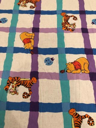 Disney Winnie The Pooh Tigger Ladybug Twin Sheets 2 Fitted 1 Flat 1 Pillowcase