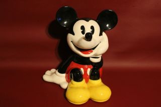 Vintage Mickey Mouse Treasure Craft Cookie Jar
