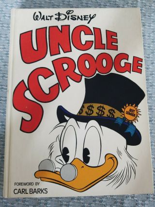 Vintage 1979 Walt Disney - Uncle Scrooge - By Carl Barks Hardcover Best Comics