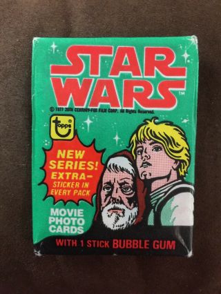 1977 - 78 Star Wars Wax Pack Trading Cards,  Topps,  Series 4,  Movie Photo Cards