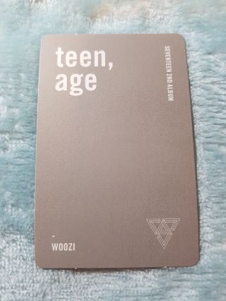 5) SEVENTEEN 2nd Album TEEN,  AGE Clap Woozi Type - A Photo Card Official K - POP 2