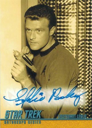 The Quotable Star Trek Tos: Autograph / Auto Of Eddie Paskey As Lte Leslie A101