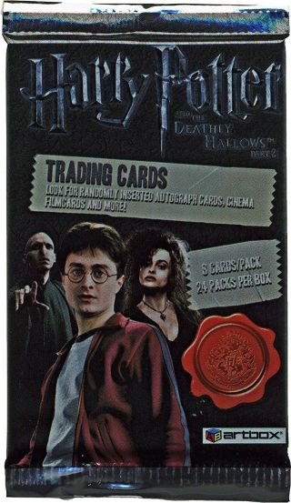 Harry Potter And The Deathly Hallows Part 2 Factory Trading Card Pack