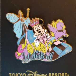 Japan Tokyo Disney Jubilation Parade Blue Fairy Baby Pegasus Minnie Float Pin