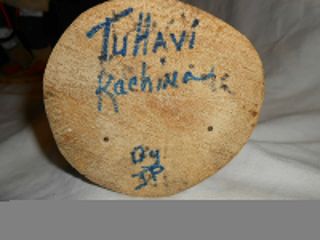 NATIVE AMERICAN TuHavi KACHINA DOLL signed by JP 5