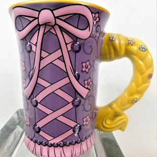 Rapunzel Tangled Disney Parks Signature Mug Embossed Coffee Tea Mug Cup Euc