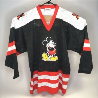 Vintage Genus Disney Mickey Mouse Hockey Jersey,  Size M/l