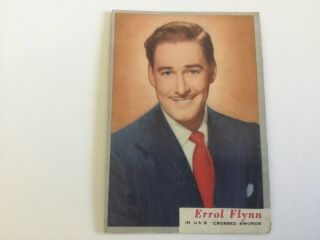 1963 Topps Who - Z - At Star No.  79 Errol Flynn