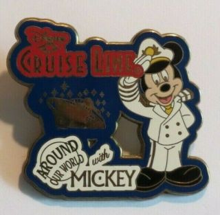 Disney Wdw Dcl Around Our World With Mickey Mouse Cruise Line Le 1500 Pin