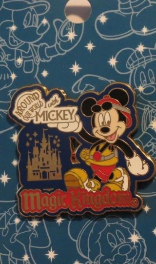 Disney Wdw Around Our World With Mickey Mouse Magic Kingdom Le 1500 Pin