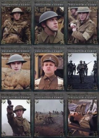 Downton Abbey Seasons 1 & 2 At War Chase Card Set 9 Cards Wwi1 - Wwi9