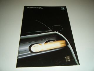 Vintage 1993/94 Honda Integra Car Dealers Sales Brochure
