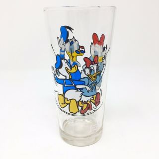 Set Of 3 Happy Birthday Mickey Collector Drinking Glasses 1978 Pepsi Walt Disney 3