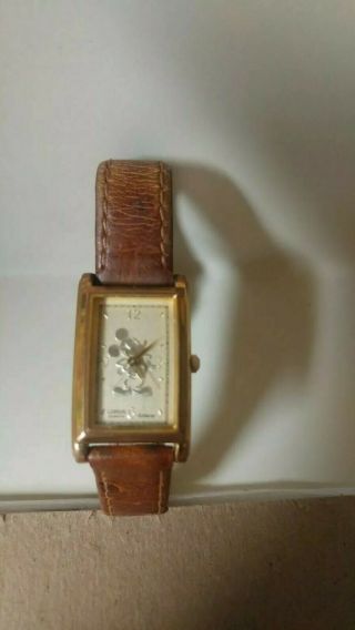 Vintage Mickey Mouse Watch Lorus,  Great.  Battery