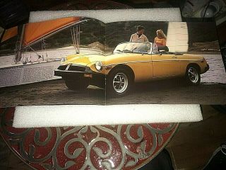 1978 MGB 8 PAGE COLOR ADVERTISING BROCHURE 3
