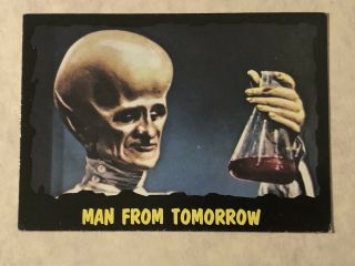 Vf Outer Limits Man From Tomorrow Gum Card 11 Bubbles 1964 Uncle Tv Monster